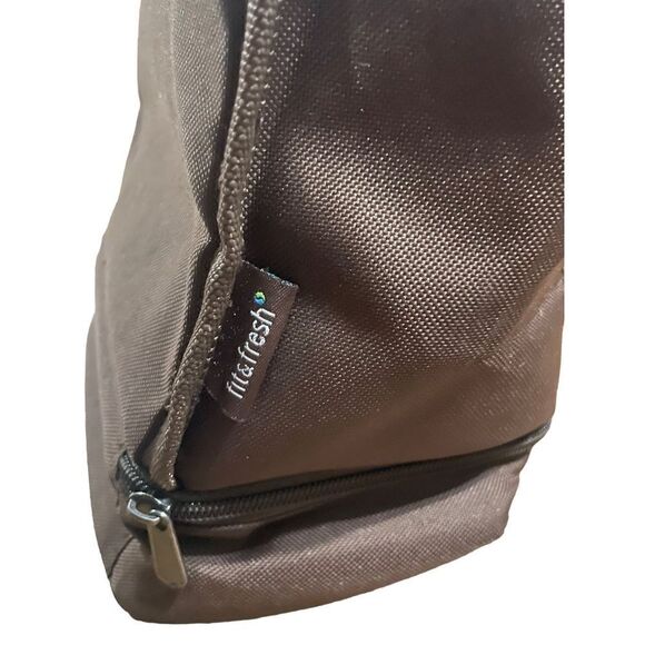 fit&fresh insulated camo brown lunch bag - Picture 6 of 7